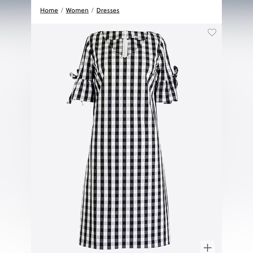 J. crew gingham dress